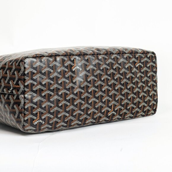 Goyard Saint Louis PM Black Goyardine Canvas Tote - Picture 5 of 11